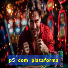 p5 com plataforma de jogos